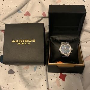 Akribos XXIV diamond watch